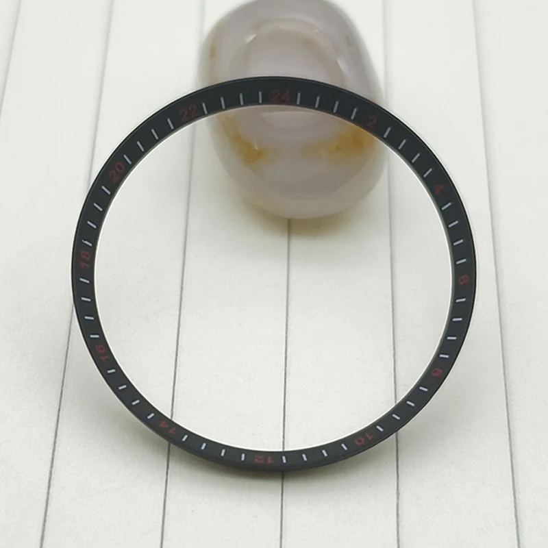 30.5mm Watch Chapter Rings Fit For SKX007 SKX009 SRPD Watch Case Plastic Inner Ring NH35 NH36 Movement Men's Watch Replace Part