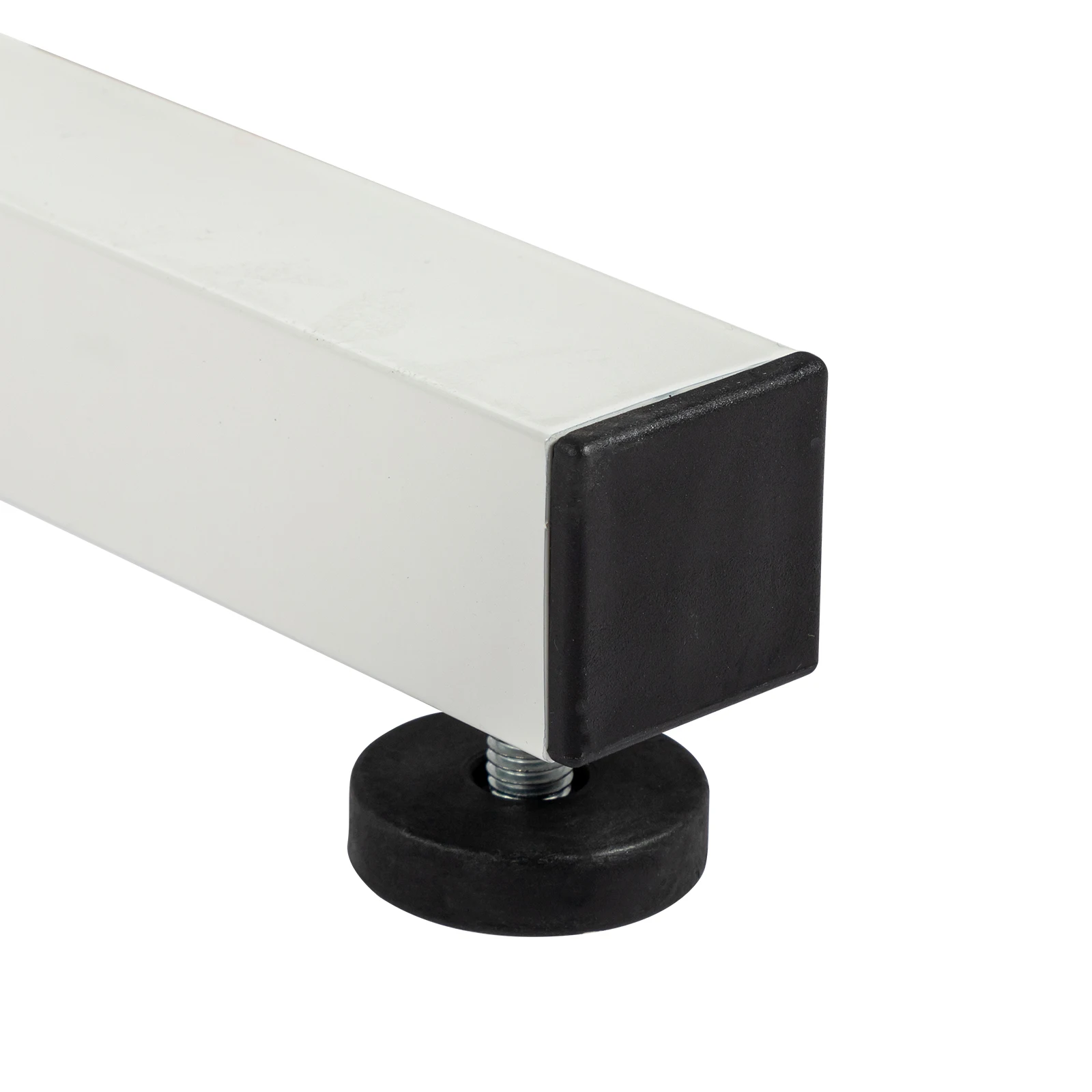 White Wood Grain P2 15MM Particle Board with Melamine Coating Adjustable Computer Desk with 3 USB + 2 AC Outlets