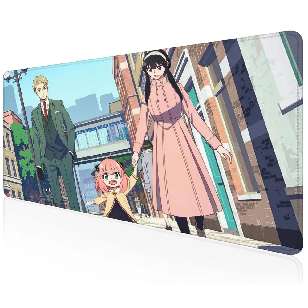 لوحة الماوس الساخن أنيمي 1000x500 القلقاس ساكاموتو أيام XXL كبيرة الألعاب عدم الانزلاق مكتب لوحة المفاتيح الحصير حصيرة مكتبية جاسوس xFamily 