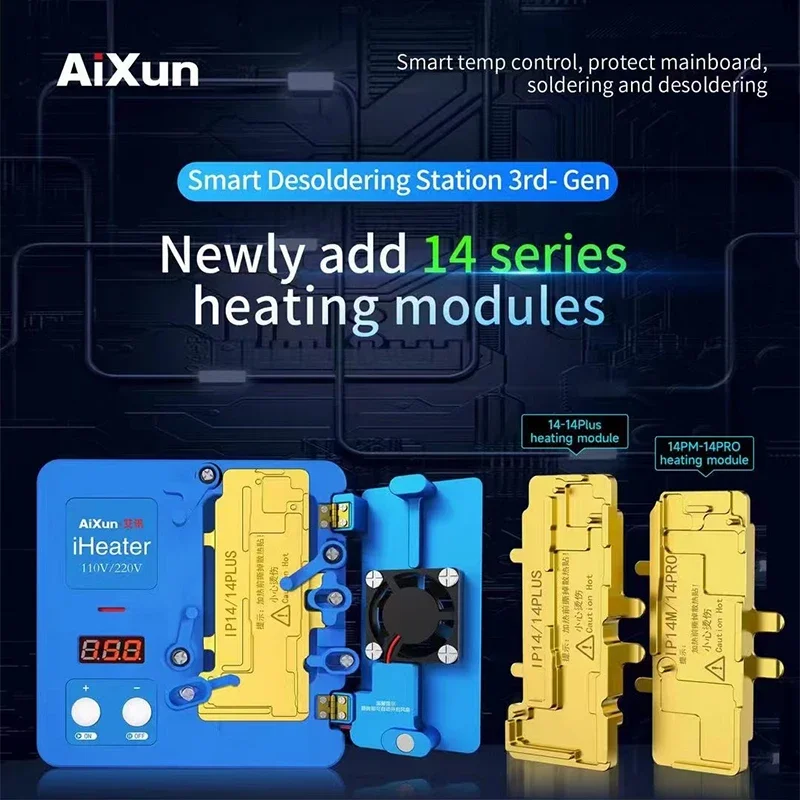 Aixun iHeater Pre-heating Desoldering Platform for iP 16 X/11/12/13/14/15/16Pro Max Motherboard Separating Disassembly Station