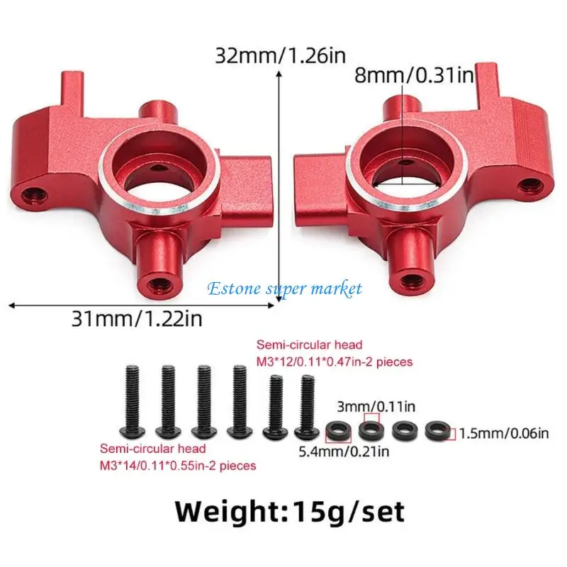 090B Remote Control Car Front Steering Cup Set for 1/10 Steering Knuckles Accessories Car Model Alloy Parts Tool