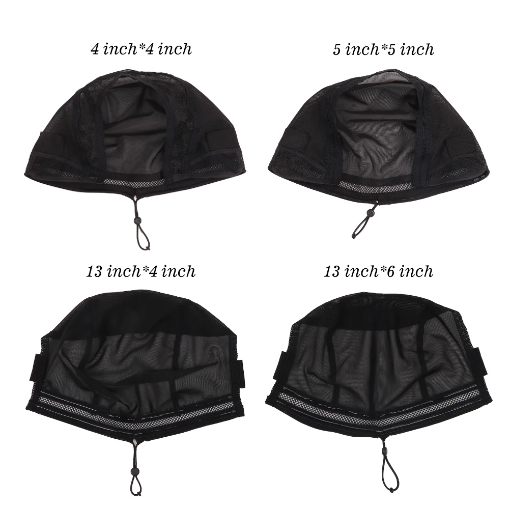 วิกผมลูกไม้ทําฐาน Haft หมวกวิกผมที่มองไม่เห็นสําหรับวิกผมลูกไม้ยืดตาข่ายโดมหมวกสําหรับทําวิกผมวิกผม Band