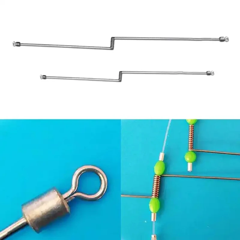 MNFT 12Pcs Anti Tangles Booms Balance Connector Rotating Brooch Fishing Swivel Snap Fish Hook Link Accessories