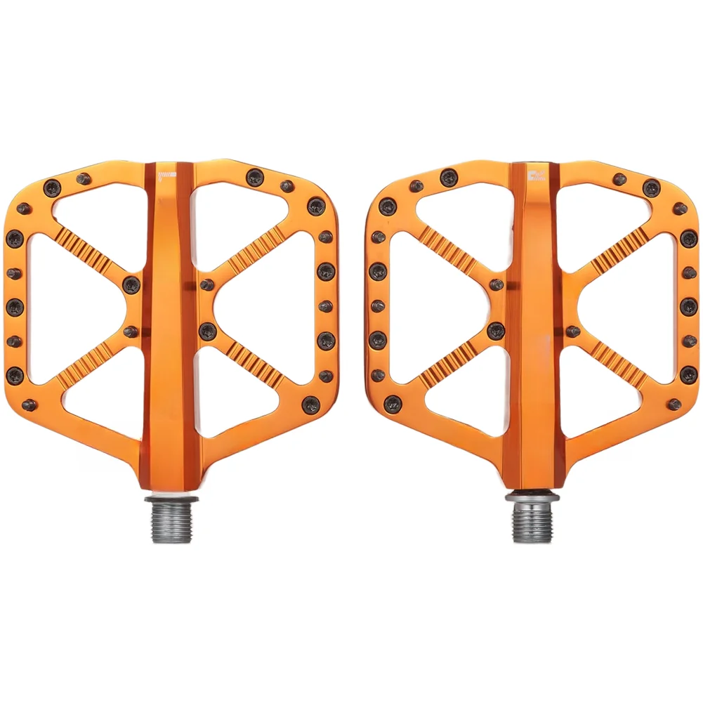For Mountain Bikes Pedals With Triple Bearing System High Strength Alloy Anti Slip Wide Footbed 110x105mm Cycling Accessories