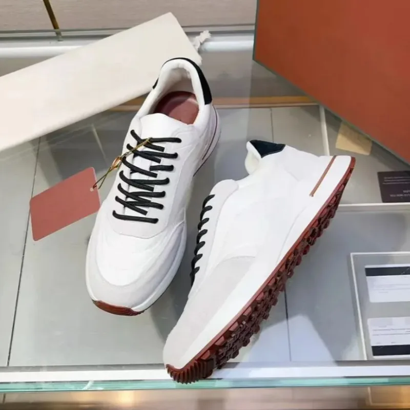 

2026 Premium Quality Men's Sneakers Color-Blocked Thick Sole Lightweight Casual Athletic Footwear New Spring Style