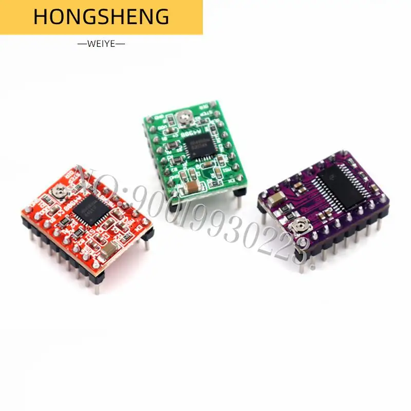 100% New 3D Printer Parts StepStick A4988 DRV8825 Stepper Motor Driver With Heat sink Carrier Reprap RAMPS 1.4 100%new