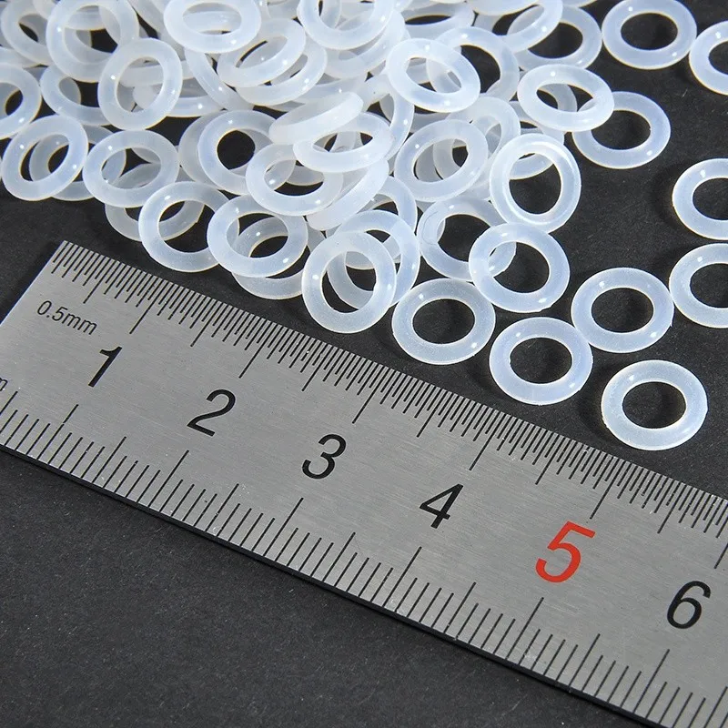 120Pcs/Pack Transparent O-shape Rubber Ring Multifunction Waterproof Standard Rubber Rings Wholesale