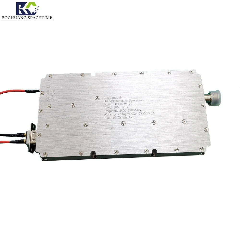 100W RF power amplifier 2400-2500MHz bandwidth frequency  900MHZ 2.4GHz/5.2GHz/1.5GHz/5.8GHz module