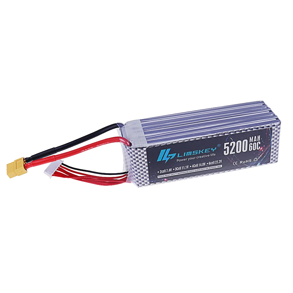 22.2V LIPO Battery RC Lipo 6S 5200mah 6000mah 7200mah 10400mAh For Remote Control Car Quadcopter Helicopter Drone 6s Bateria