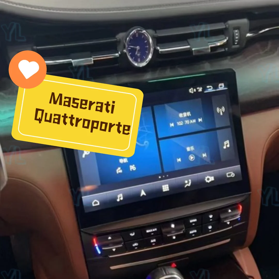 

10.26" Car Android 13 Radio GPS Navigation Stereo Screen For Maserati Quattroporte 2013-2020 CarPlay Multimedia Player Head Unit