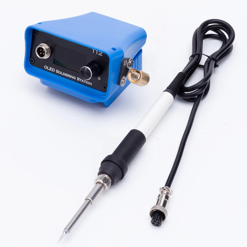 OLED Quick Heating T12 Soldering Iron Station Adjustable Welding Station For Makita 18V Li-ion Battery for DIY Repair(NO Battery