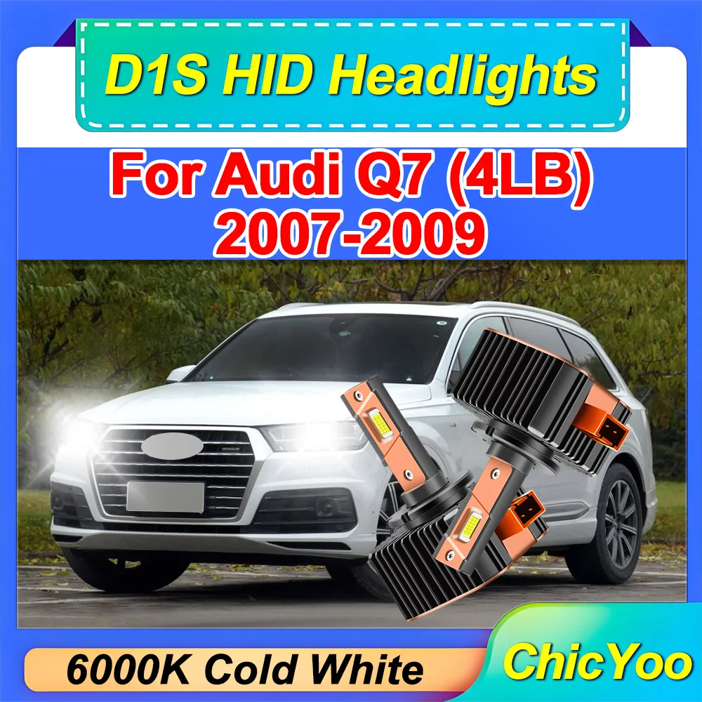 

2PCS 120W HID Xenon Lights 12V 24V Canbus No error 30000LM High Power LED Headlight Bulbs 6000K For Audi Q7 (4LB) 2007 2008 2009