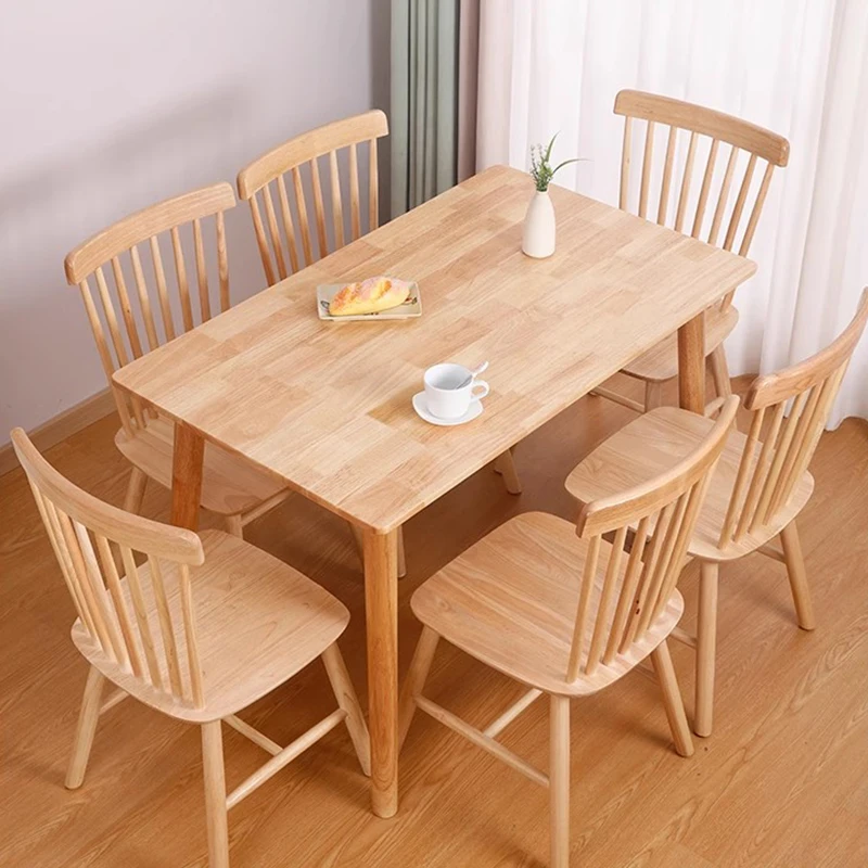 

Nordic Wood Dining Table Vintage Rectangle Kitchen Space Savers Kitchen Dining Table Side Minimalist Mesa De Comedor Furniture