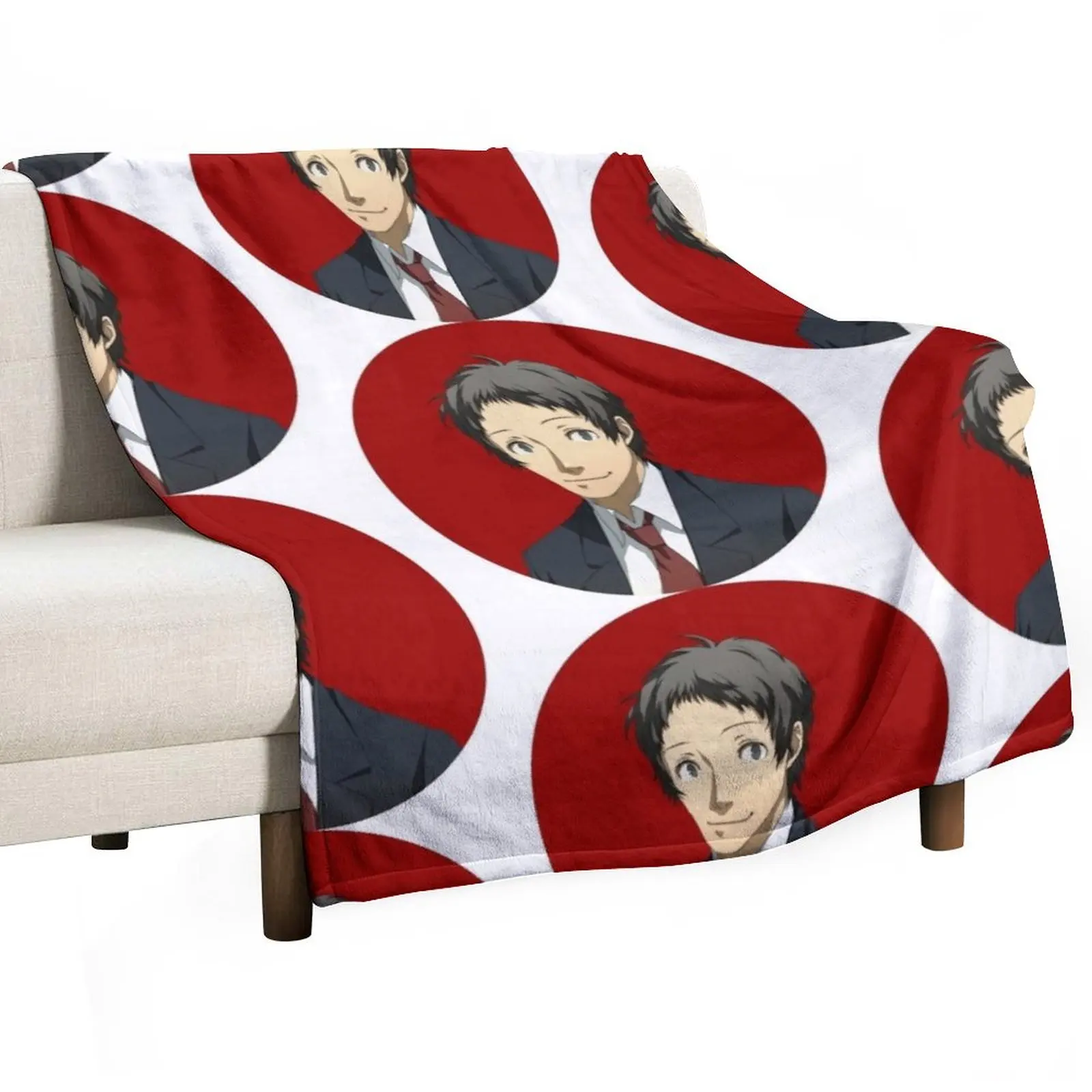 Adachi Portrait Throw Blanket Decorative Throw christmas decoration Loose Blankets