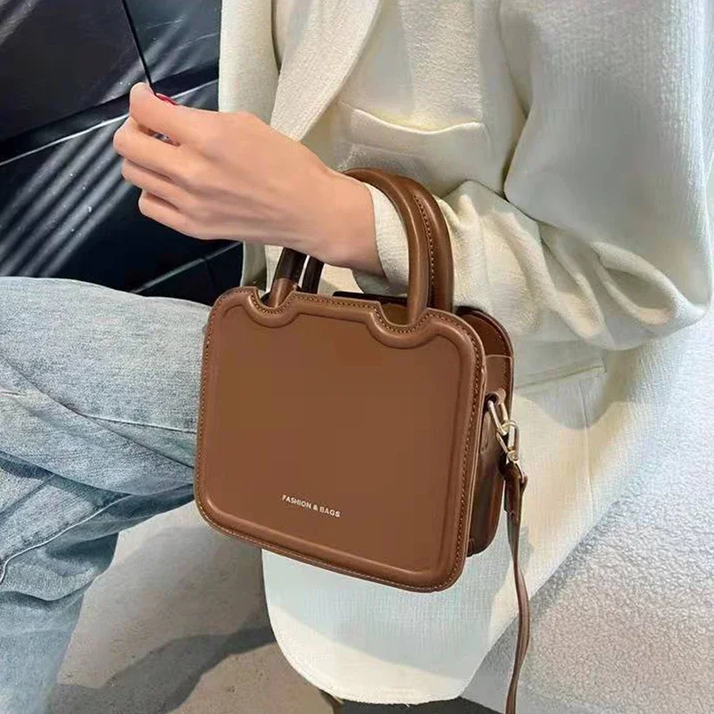 Crossbody Bag Fashion Solid Color For Women Small Zipper Shoulder Bolsas Female Leather Handbag Cellphone Purses Ladies Satchels