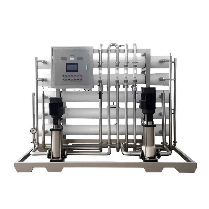 

Large-scale industrial water treatment and purification equipment PLC automatic two-stage reverse osmosis equipment Pure water s