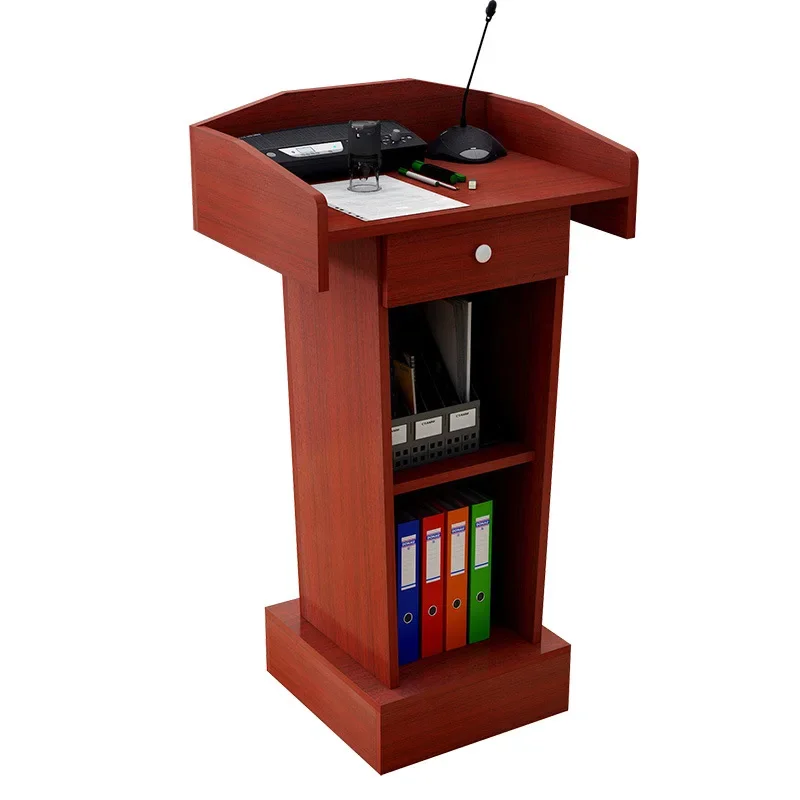 High Quality Podium Podium Speech Table Hotel Welcome Desk Reception Guide Information Desk Host Emcee's Desk