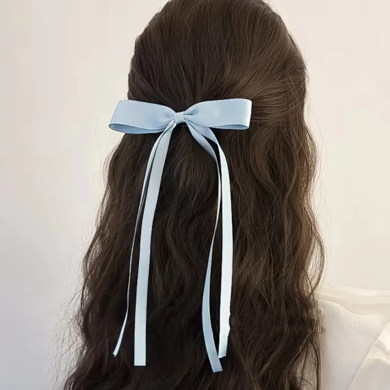 새로운 컬러풀 리본 헤어 클립, 여자아이들의 필수템, 직조 헤어 액세서리, 공주 스타일을 좋아하는 여자아이들에게 완벽합니다.