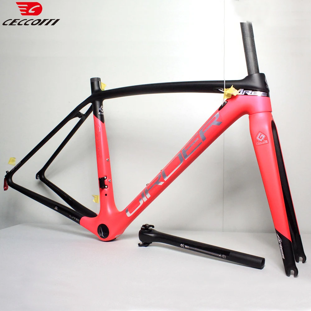 Full Carbon Bike Frame, Road Bicycle Frameset, V Brake Frame, PF30 Framework, T1000