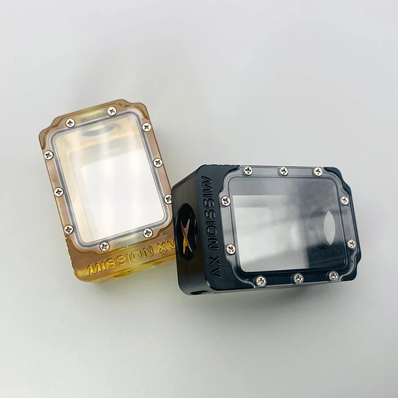 DSX Mission XV Style SpacePod Boro Précieux pour SXK BB, Billet AIO Box Mod Kit, Spacepod par Mission XV Bridge RBA Atomizer