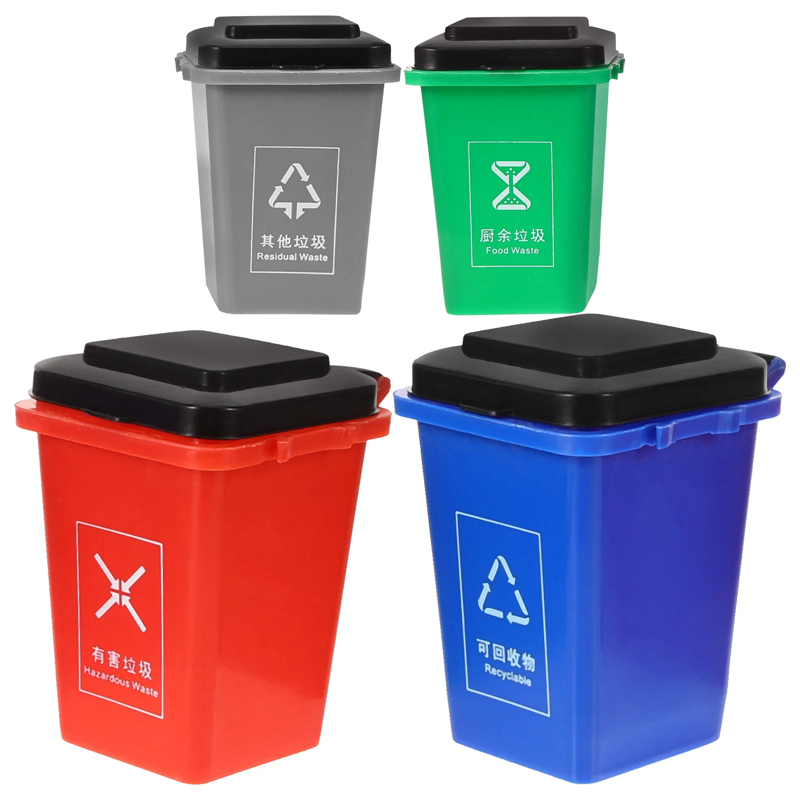 Trash Can Gifts Garbage Sorting Toys Cognitive Classification Kids Early Education Aids Desk Cognition Sorter Game Educational