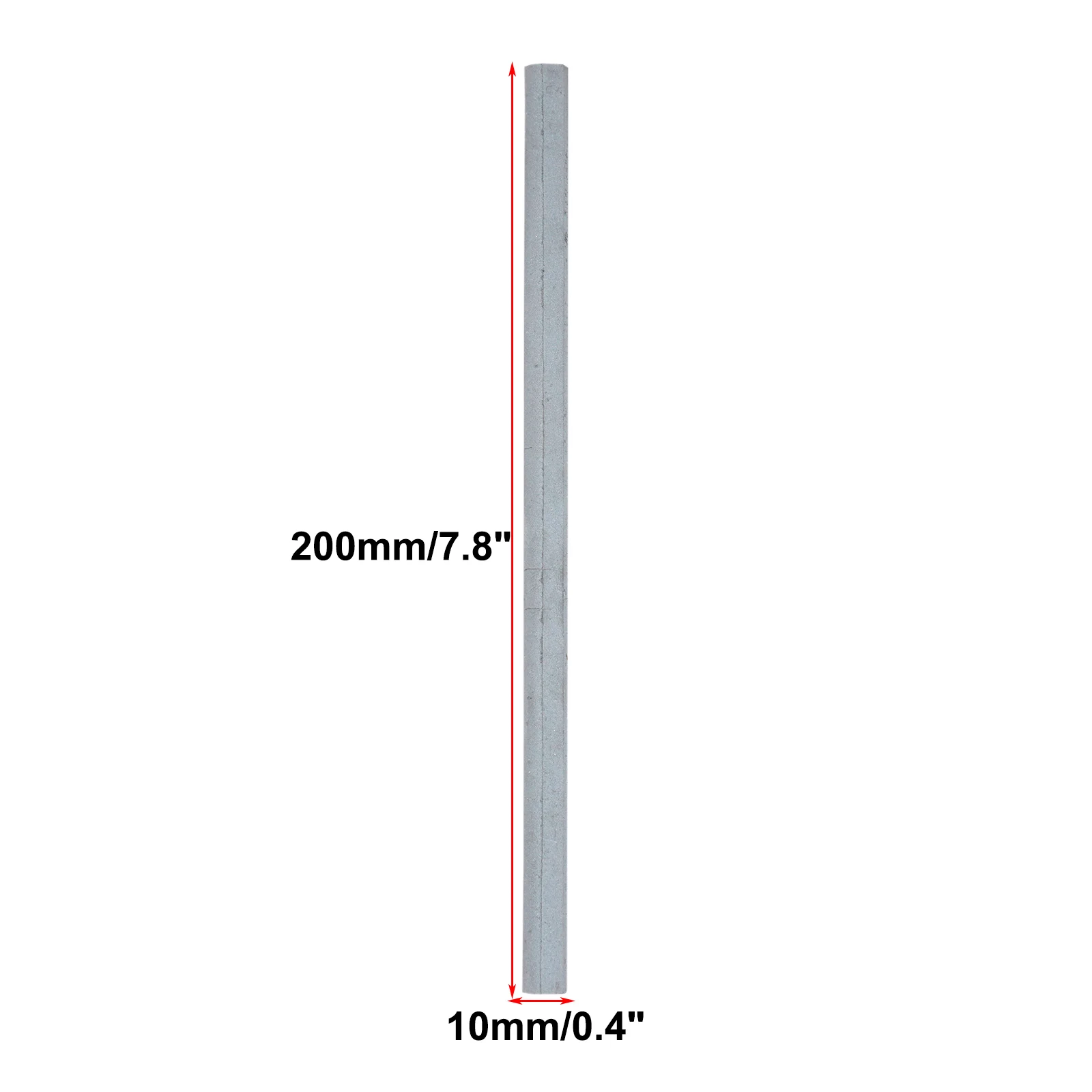 Buffer Rod Anti-interference Ferrite Mandrel With Diameter Length 10×200mm Soft Ferrite Manganese Zinc Core Medium Wave Rod Buff