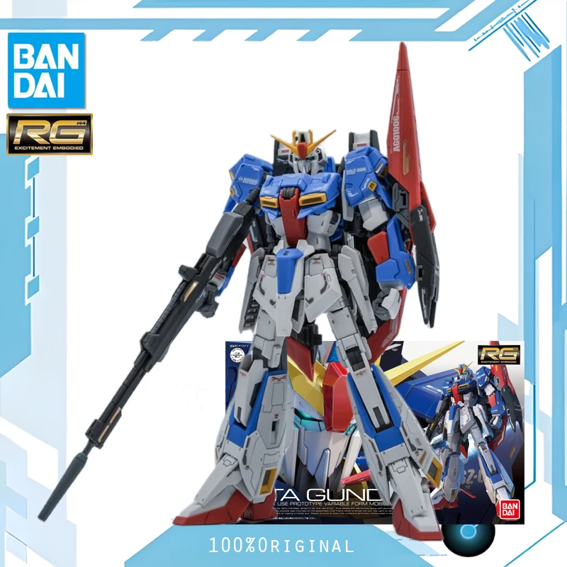 

BANDAI Anime RG 1/144 MSZ-006 ZETA GUNDAM Mobile Suit Gundam Model Kit Operational Assembly Plastic Action Toys Figures Gift