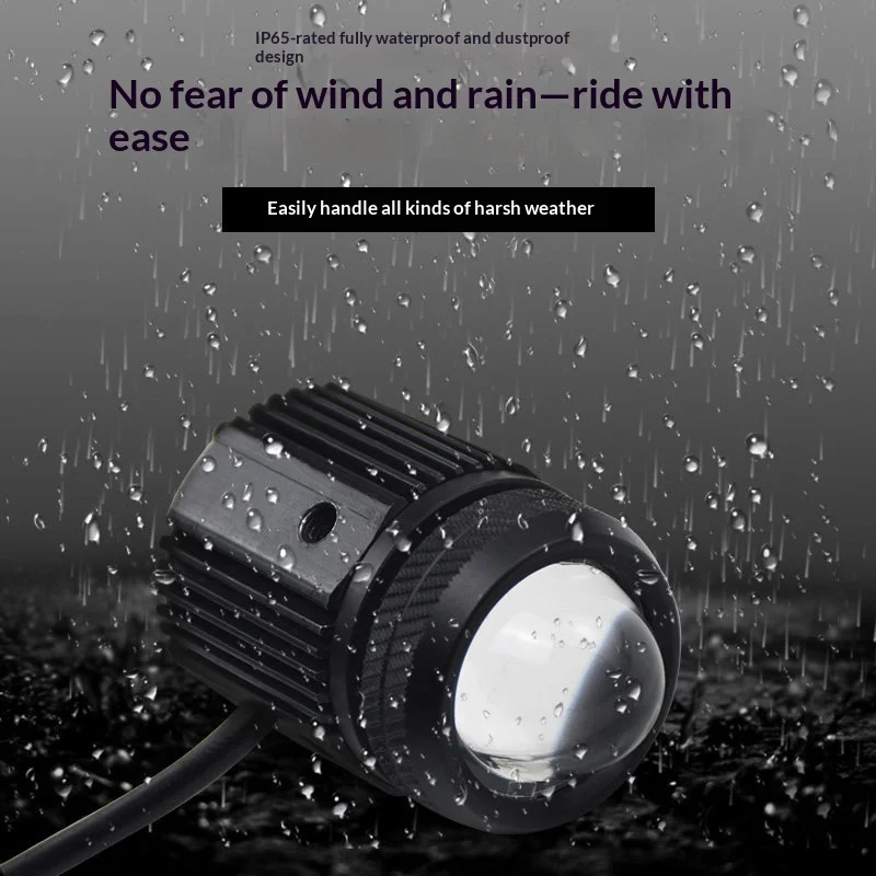 【Premium】For Honda Cub CC110 Modified with LED High-Intensity Headlights and Retro-style Fog Lamps for Off-road Use
