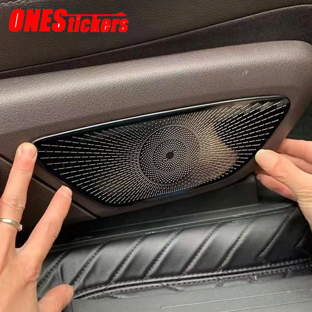 For Mercedes Benz GLE GLS Class W167 V167 Coupe C167 X167 AMG 2020-2024 Car Accessories Seat Adjustment Button Cover Trim Frame