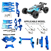 1/18 HBX 18859 18858 18857 18856 Metal Full Kit Upgrade Parts Steering Cup Front and Rear Swing Arm for 1:18 Scale RC Car