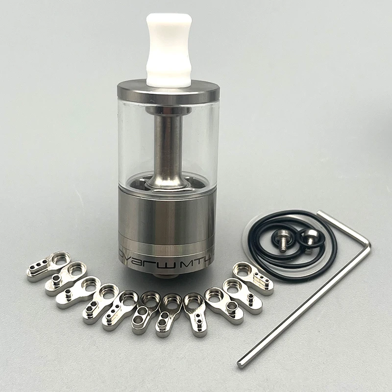 Dvarw MTL CL rta 22 мм бак 316ss впускной воздушный поток Регулируемый одинарный резервуар с 11 вставками AFC VS Dvarw MTL FL