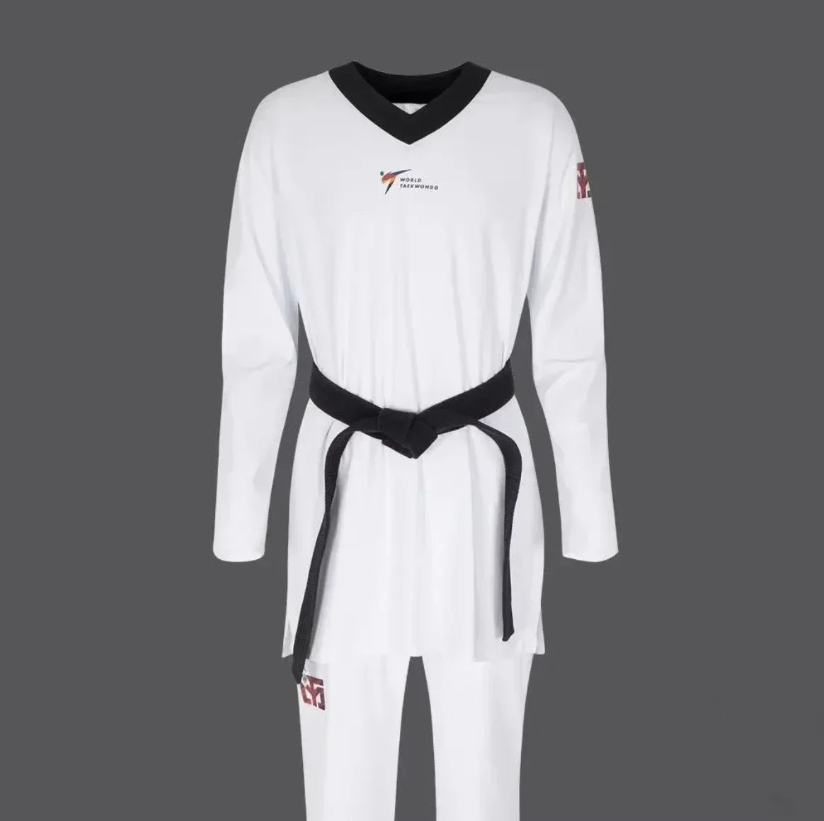 Stretch Tight Quick-drying Taekwondo Suit Unisex Children\'s Adult Competition Suit Fighting Suit 120-210cm