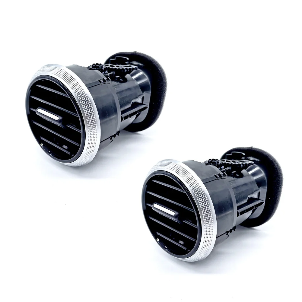 

Car Interior Upgrade 8P Air Vent Car Accessories Automotive Dashboard Accessories Vehicle Upgrade Black Chrome Easy Installation