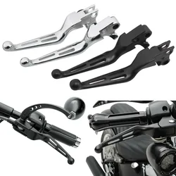 2pcs Motorcycle Slotted Brakes Clutch Levers For Harley Sportster 883 Softai Touring