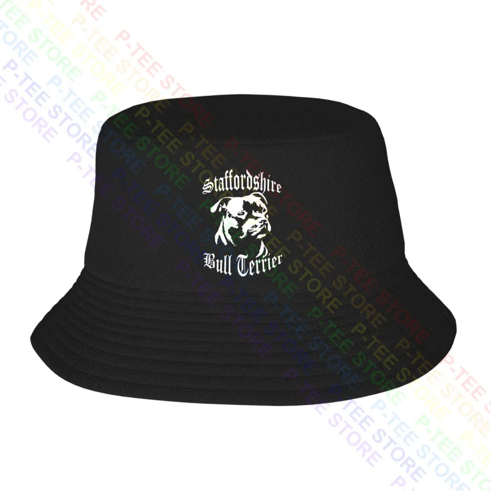 Staffordshire Bull Terrier Staffy Dog Ladies Baseball Cap Snapback Caps Knitted Bucket Hat