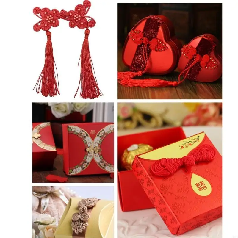 Chinese Shirt Button Fringe Cheongsam Fastener Button DIY Knot Button