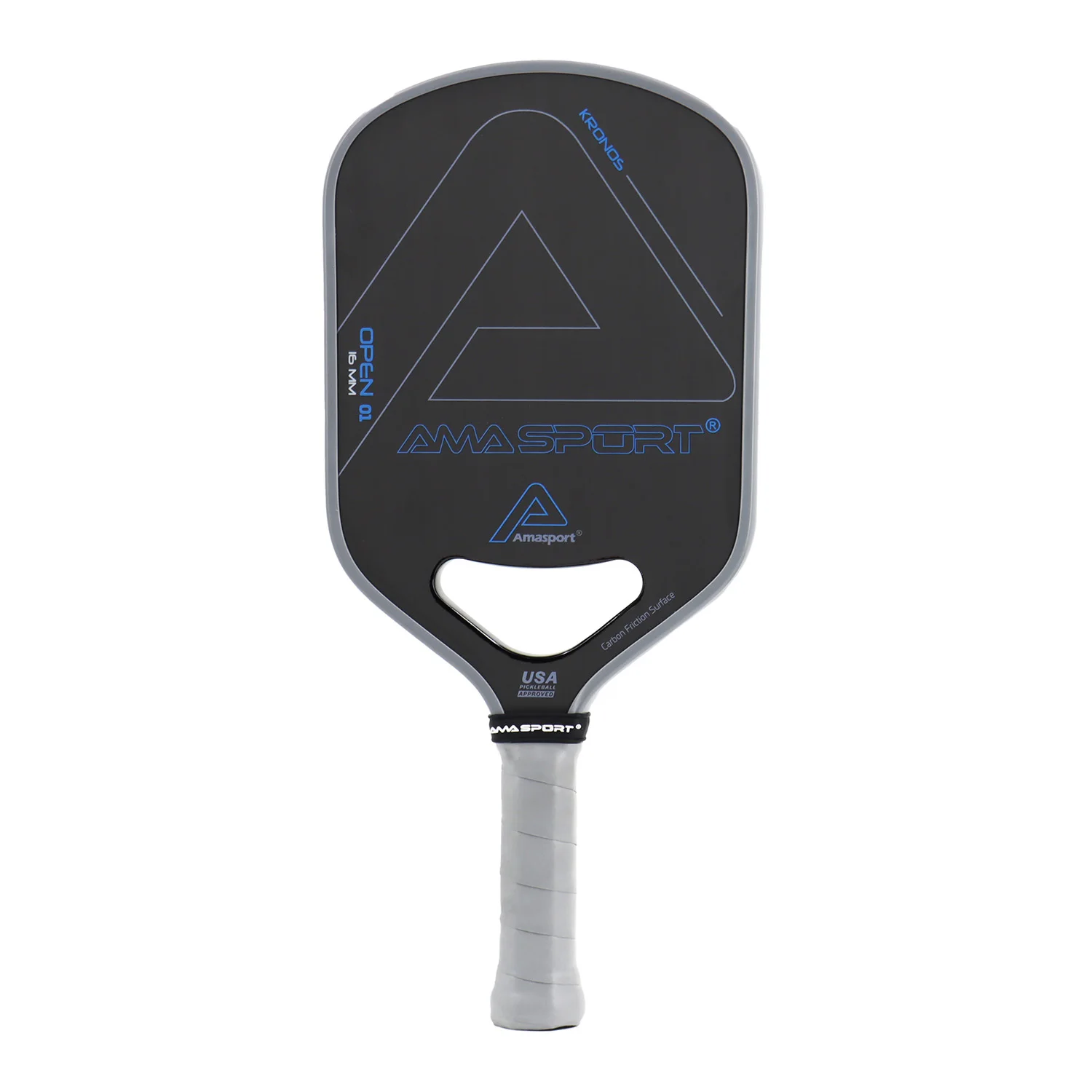 AMASPORT Pickleball Paddle Thermoformed TPE Edge Gurd Carbon Fiber Friction Surface Polymer Honeycomb Core Pickleball Padel