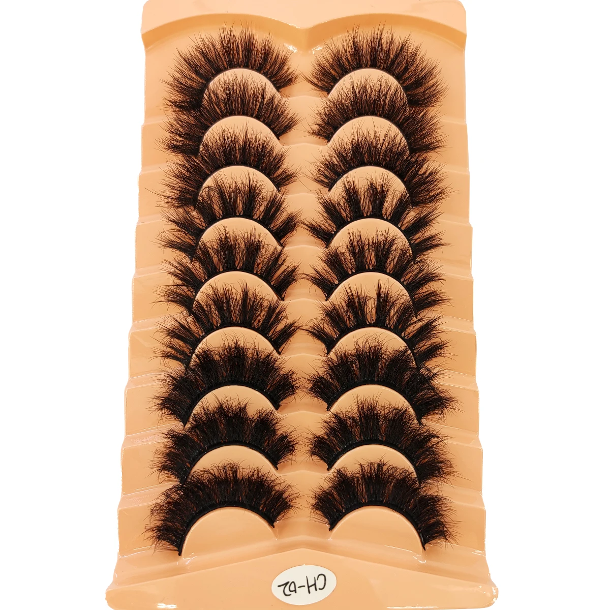 9 pares de cílios de vison artificial mistos com fofa de longa duração e ondulação dramática, estendendo cílios grossos e bonitos