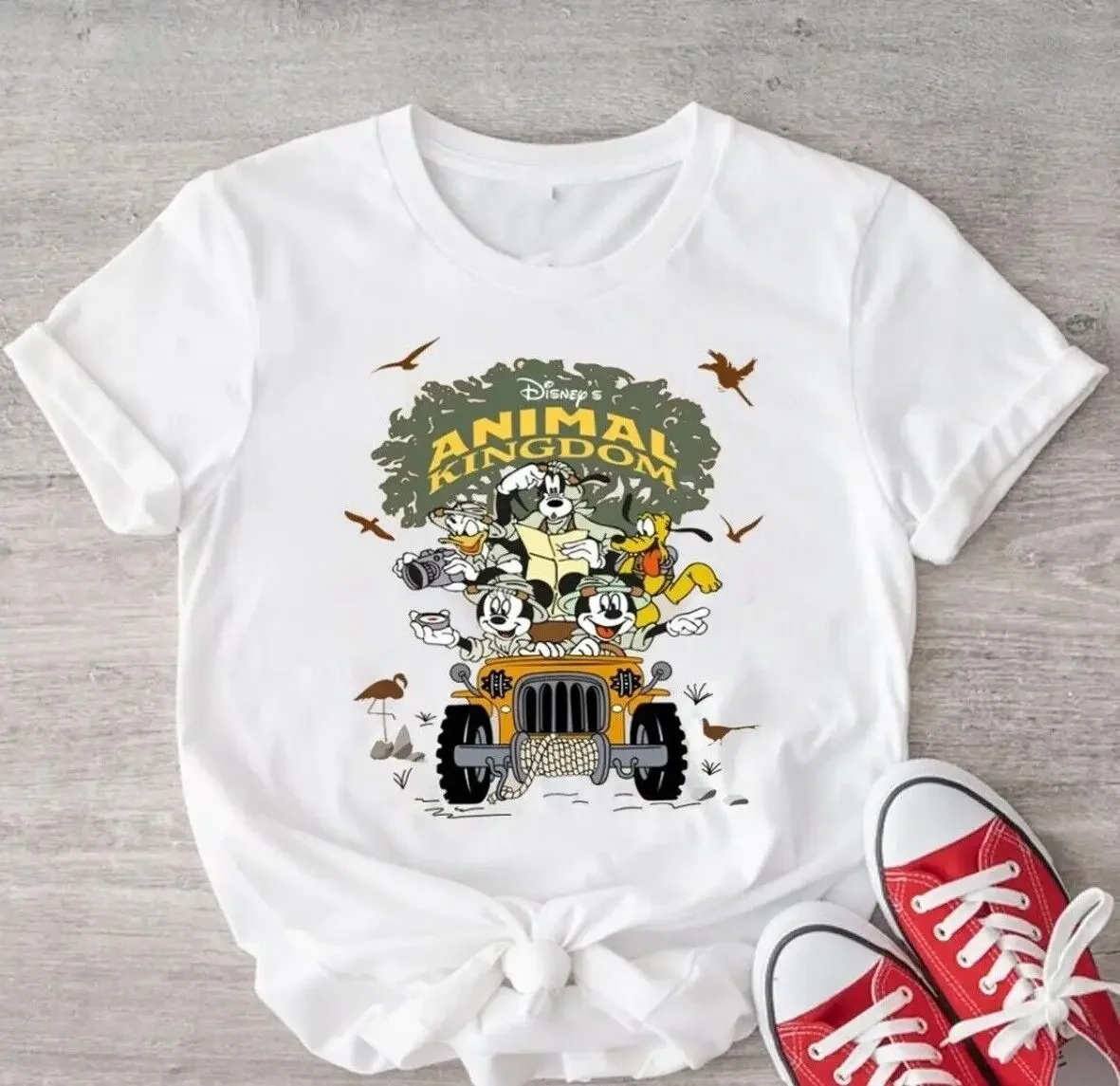 Di ney Animal Kingdom Safari Mode Family Vacation Let's Get Wild T Shirt