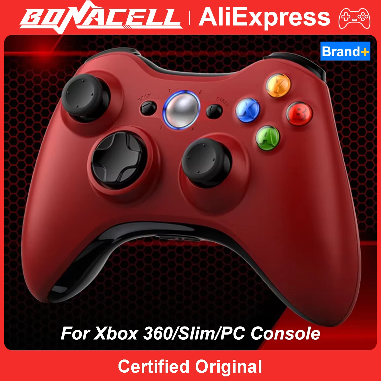 

Wireless Controller for Xbox 360/Slim/PC Console Gamepads Repository Trigger Dual Motor Vibration Gaming Joystick Remote Control