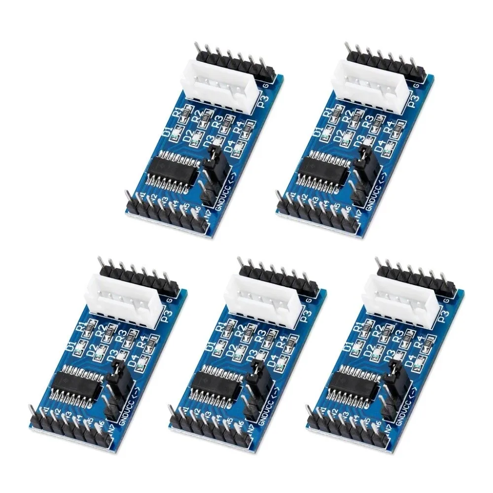 5pcs 5-12V DC Stepper Motor Driver Board XH-5P Socket Compatible With 28BYJ-48 ULN2003 Driver Module High-Performance