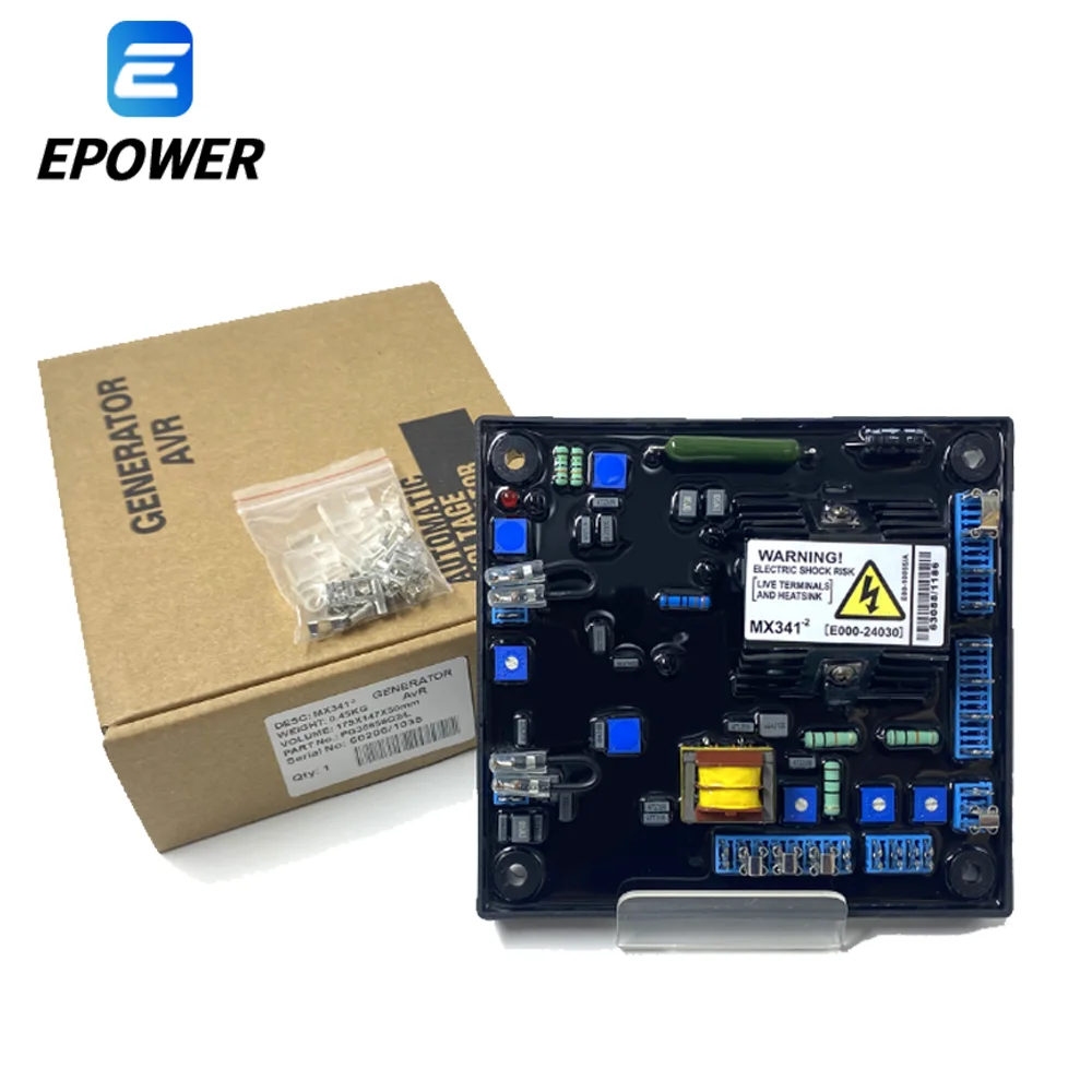 MX341-2  AVR PMG Permanent Magnet Generator Automatic Voltage Regulator Stabilizer Control Module Board Genset Parts