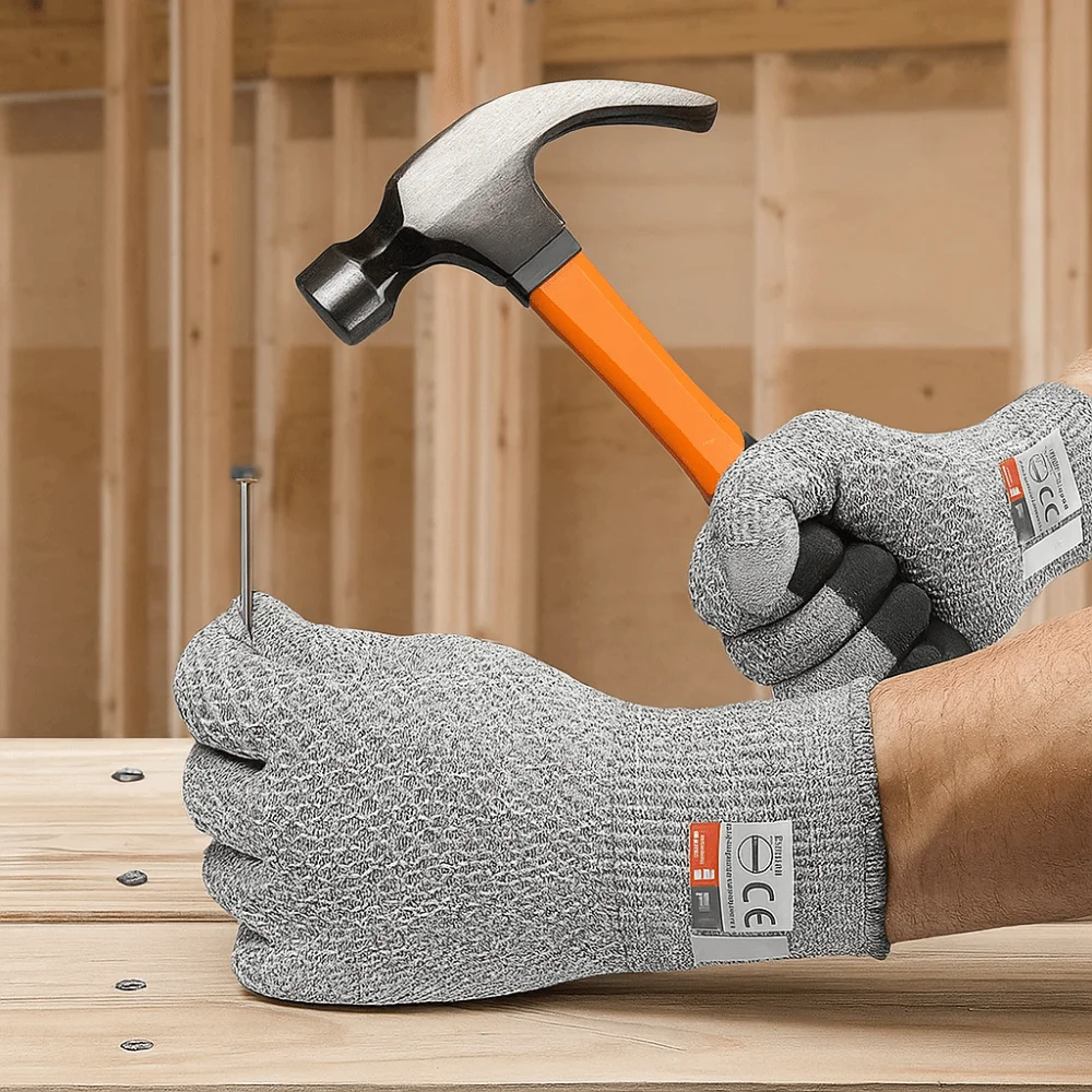 

Перчатки с 5-уровневой защитой от порезов, устойчивые к разрезанию, профессиональные перчатки для разделки рыбы, высокозащитные перчатки для забоя скота