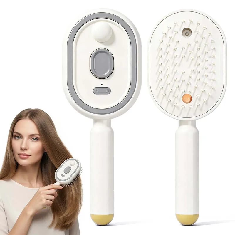 Factory Direct Sale 2-in-1 Red Light Scalp Massager Brush Original Manufacturer Wholesale Hair Care Comb with Mist Spray