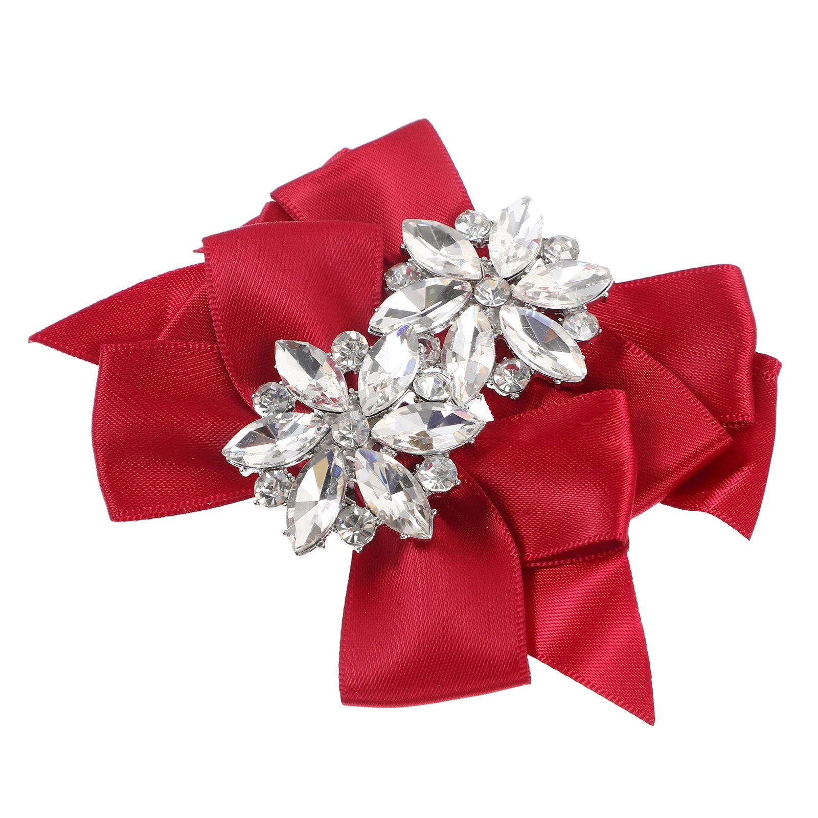 

Decorations Bow Shoe Flower Shoes Clips Accessories for Women Crystals Polyester Wedding