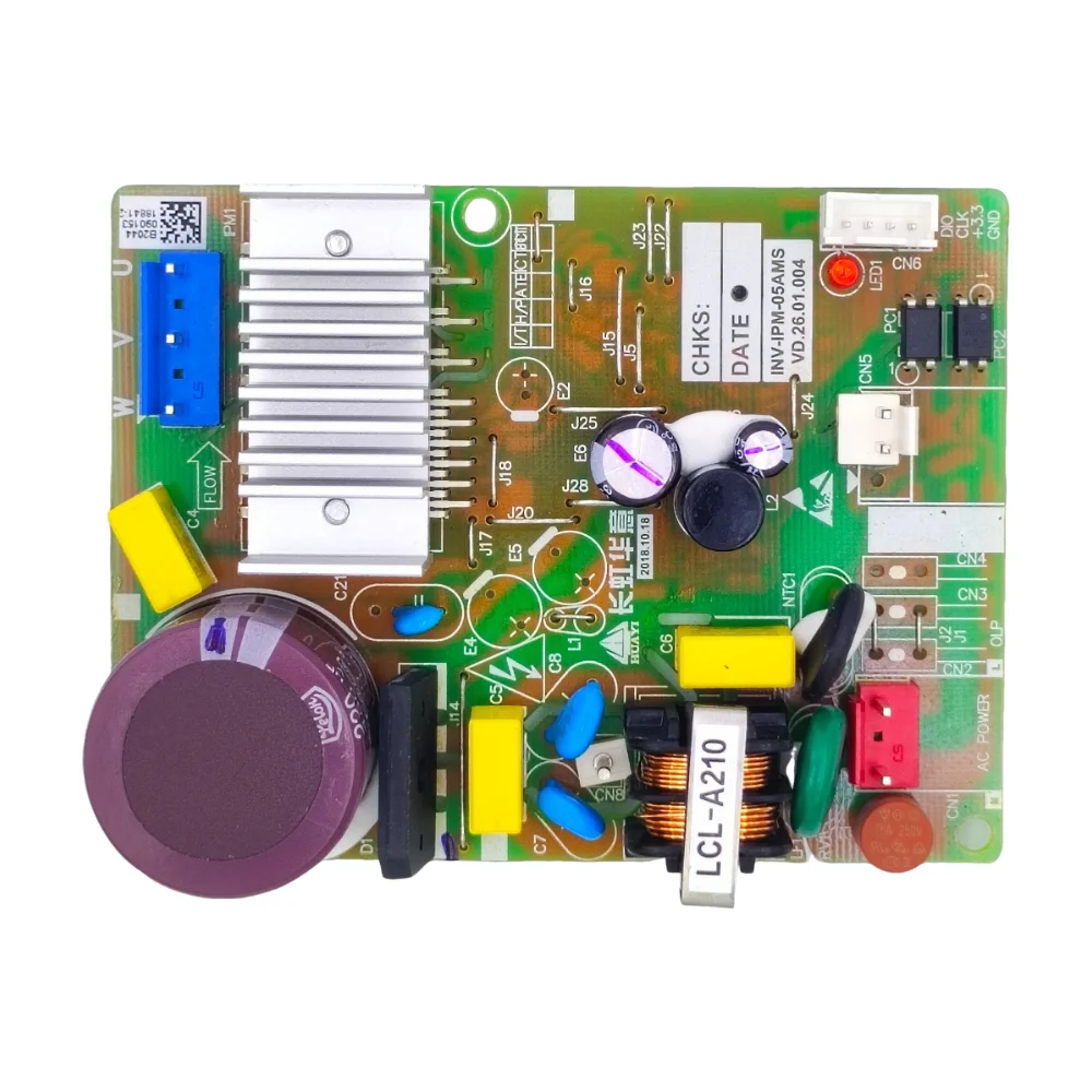 لوحة محرك التردد المتغير لضاغط الثلاجة ، لوحة الدوائر ، INV-IPM-05AMS ، جديد