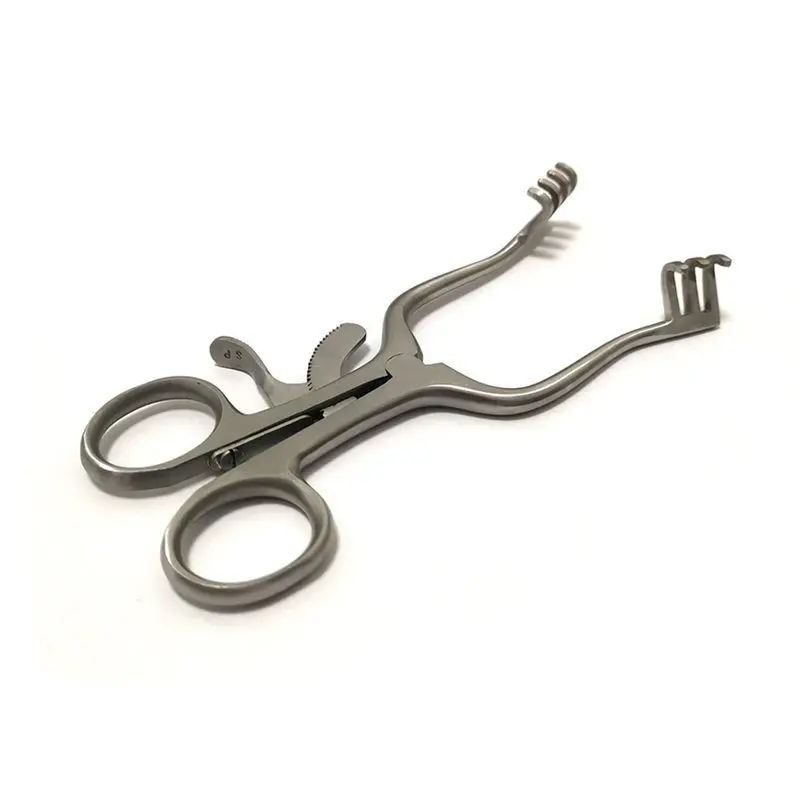 Trendowy, regulowany, automatyczny rozszerzacz powięzi 14 cm, kątnica rozszerzająca, kleszcze rozszerzające, wielokrotny hak, retraktor powięzi, rozszerzacz mastoidek, dilatator.