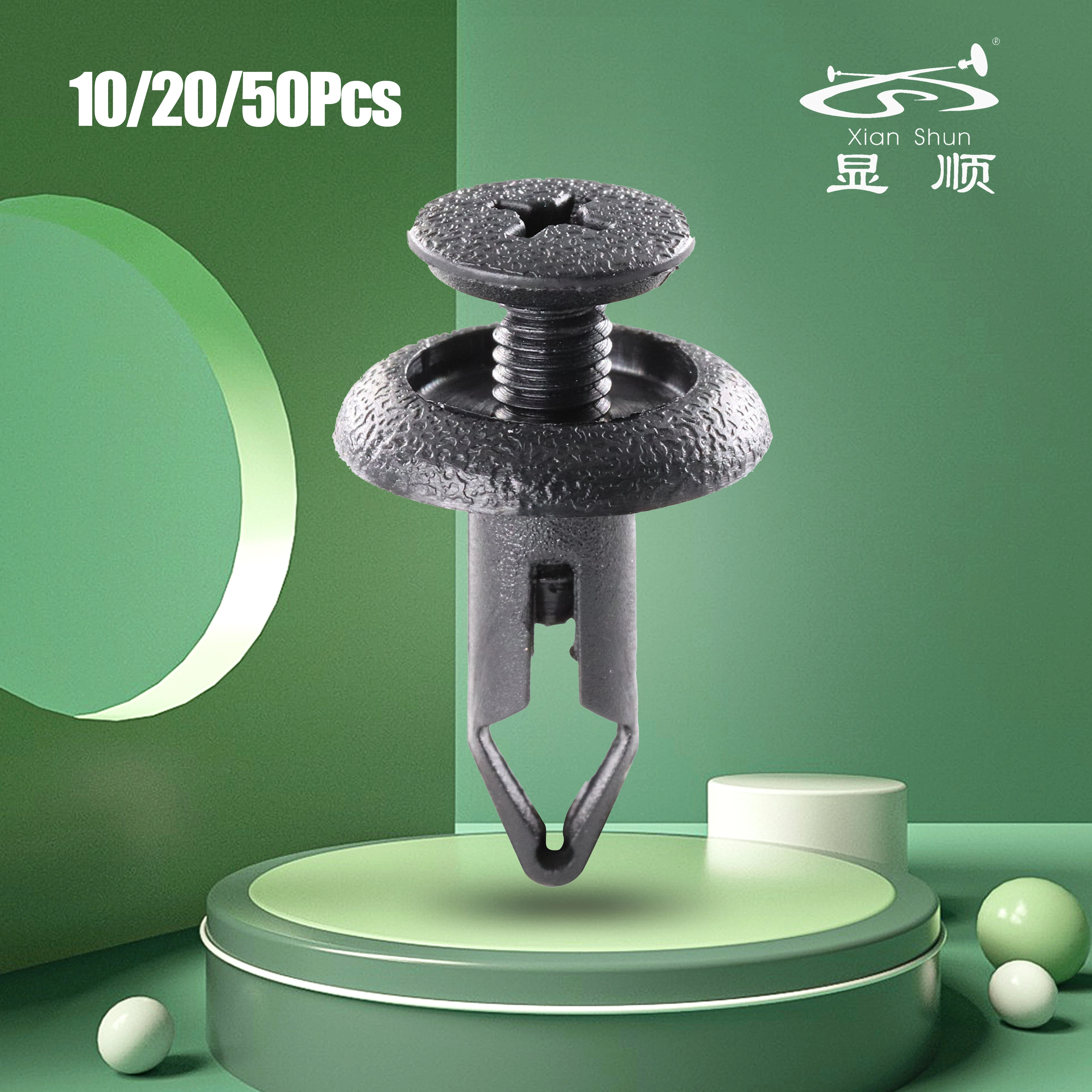 

10/20/50Pcs Black PA Interior Replacement Parts Car Fastening Clips Car Accessories For Ford V840058STM