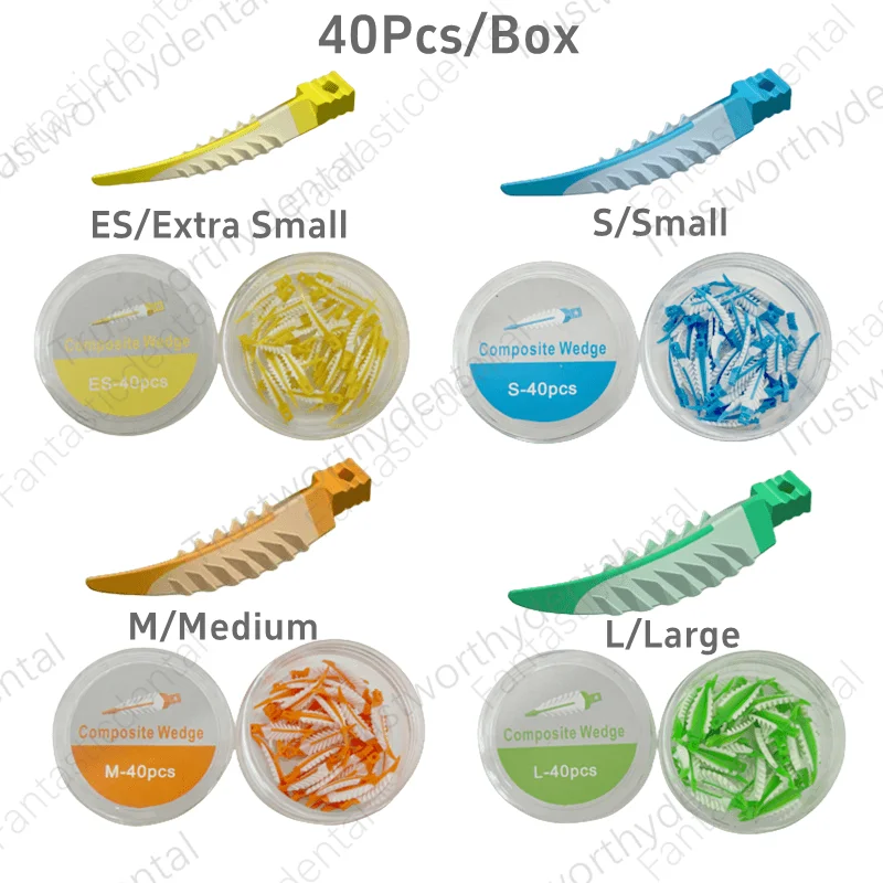 Dental StrataG Wedges Soft Cervical Seal Diastema Composite Matrix Extra Small Medium Large Autoclaved 134℃