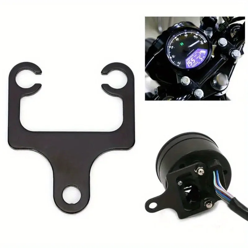 Universal Motorcycle Scooter Instrument Speedometer Mount Odometer Tachometer Fixing Gauge Iron Bracket Holder